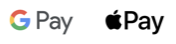 Google Pay and Apple Pay accepted